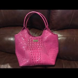 Beautiful pink Brahmin purse
